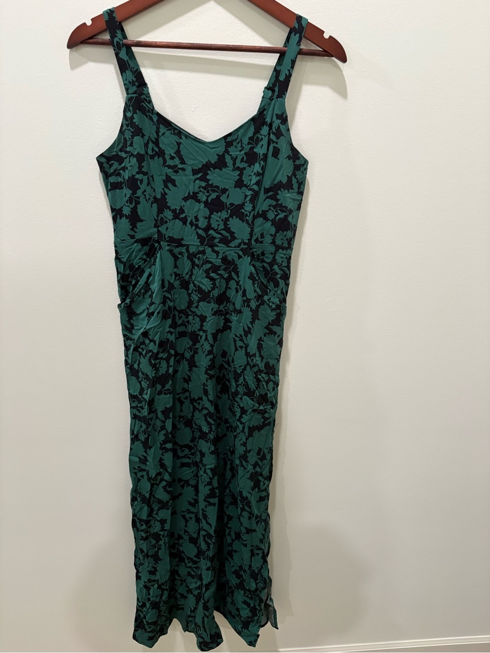 41 Hawthorn Green Floral Slip Dress - Small